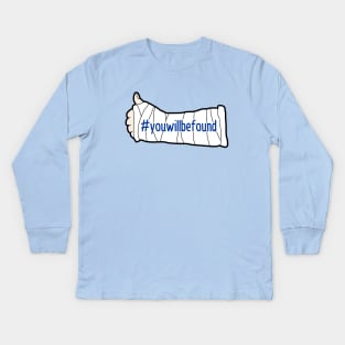 you will be found-evan hansen Kids Long Sleeve T-Shirt